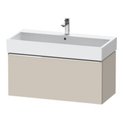 Duravit Meuble sous-lavabo D-Neo 98,4x44,2 cm, chr/gris taupe, 1 tiroir, suspendu