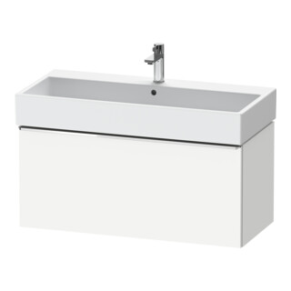 Duravit Meuble sous-lavabo D-Neo 98,4x44,2 cm, chrome/blanc, 1 tiroir, suspendu