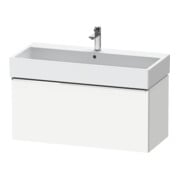 Duravit Meuble sous-lavabo D-Neo 98,4x44,2 cm, chrome/blanc, 1 tiroir, suspendu