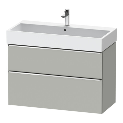Duravit Meuble sous-lavabo D-Neo 98,4x44,2 cm, chrome/mat, 1 porte, 1 tiroir