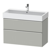Duravit Meuble sous-lavabo D-Neo 98,4x44,2 cm, chrome/mat, 1 porte, 1 tiroir-1