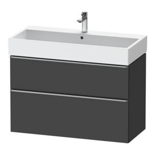 Duravit Meuble sous-lavabo D-Neo 98,4x44,2 cm, ES blanc/gris, 1 tiroir, 1 porte