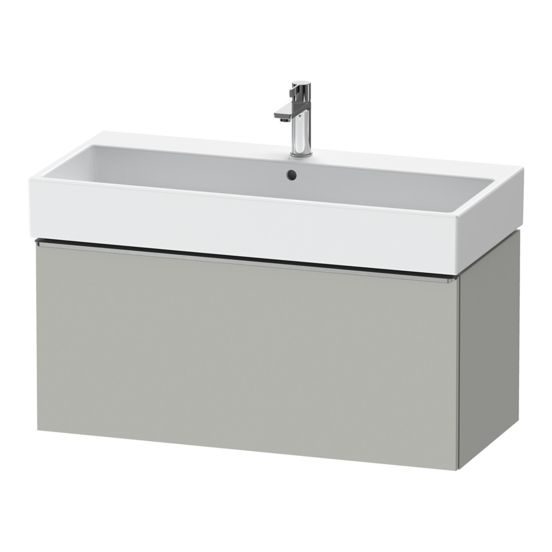 Duravit Meuble sous lavabo D-Neo 98,4x44,2 cm, ES chêne/gris m, 1 tiroir, suspendu