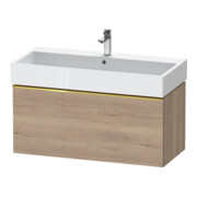 Duravit Meuble sous-lavabo D-Neo 98,4x44,2 cm, g pol/Ei ma, 1 tiroir, suspendu