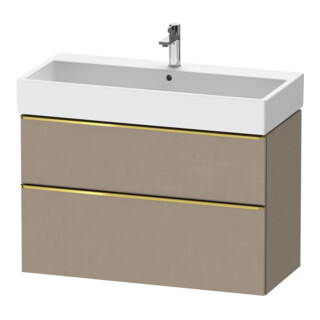 Duravit Meuble sous-lavabo D-Neo 98,4x44,2 cm, g pol/Lei, 1 porte, 1 tiroir