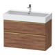 Duravit Meuble sous-lavabo D-Neo 98,4x44,2 cm, g pol/Nu N, 1 porte, 1 tiroir-1