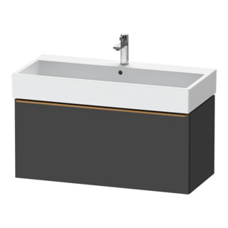 Duravit Meuble sous-lavabo D-Neo 98,4x44,2 cm, gris, 1 tiroir, suspendu