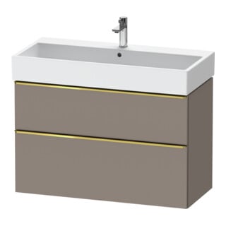 Duravit Meuble sous lavabo D-Neo 98,4x44,2 cm, gris pol/Bas m, 1 porte, 1 tiroir