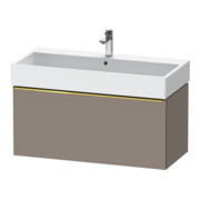 Duravit Meuble sous lavabo D-Neo 98,4x44,2 cm, gris poli/Bas m, 1 tiroir, suspendu-1