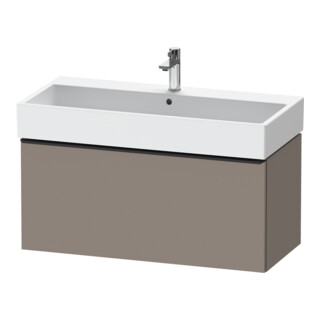 Duravit Meuble sous lavabo D-Neo 98,4x44,2 cm, noir/Bas ma, 1 tiroir, suspendu
