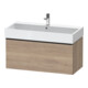 Duravit Meuble sous lavabo D-Neo 98,4x44,2 cm, noir/mat, 1 tiroir, suspendu-1