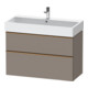Duravit Meuble sous-lavabo D-Neo 98,4x44,2cm, b chêne/Bas m, 1 tiroir, 1 porte-1