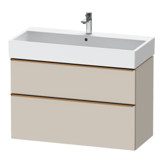 Duravit Meuble sous-lavabo D-Neo 98,4x44,2cm, blanc brillant, 1 porte, 1 tiroir