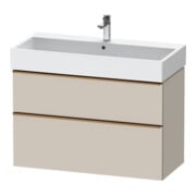 Duravit Meuble sous-lavabo D-Neo 98,4x44,2cm, blanc brillant, 1 porte, 1 tiroir-1