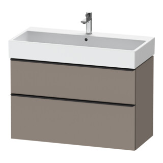 Duravit Meuble sous lavabo D-Neo 98,4x44,2cm, noir/Bas m, 1 porte, 1 tiroir