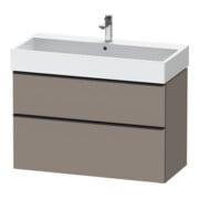 Duravit Meuble sous lavabo D-Neo 98,4x44,2cm, noir/Bas m, 1 porte, 1 tiroir-1
