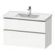 Duravit Meuble sous-lavabo D-Neo 98,4x45,2 cm, 1 tiroir, 1 coulissant, c/w ma-1