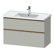 Duravit Meuble sous-lavabo D-Neo 98,4x45,2 cm, b chêne/gris, 1 porte, 1 tiroir-1