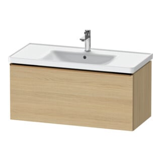 Duravit Meuble sous lavabo D-Neo 98,4x45,2 cm, blanc brillant, 1 tiroir, suspendu