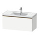 Duravit Meuble sous-lavabo D-Neo 98,4x45,2 cm, blanc/gris, 1 tiroir, suspendu-1