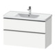 Duravit Meuble sous lavabo D-Neo 98,4x45,2 cm, blanc mat, 1 porte, 1 tiroir-1