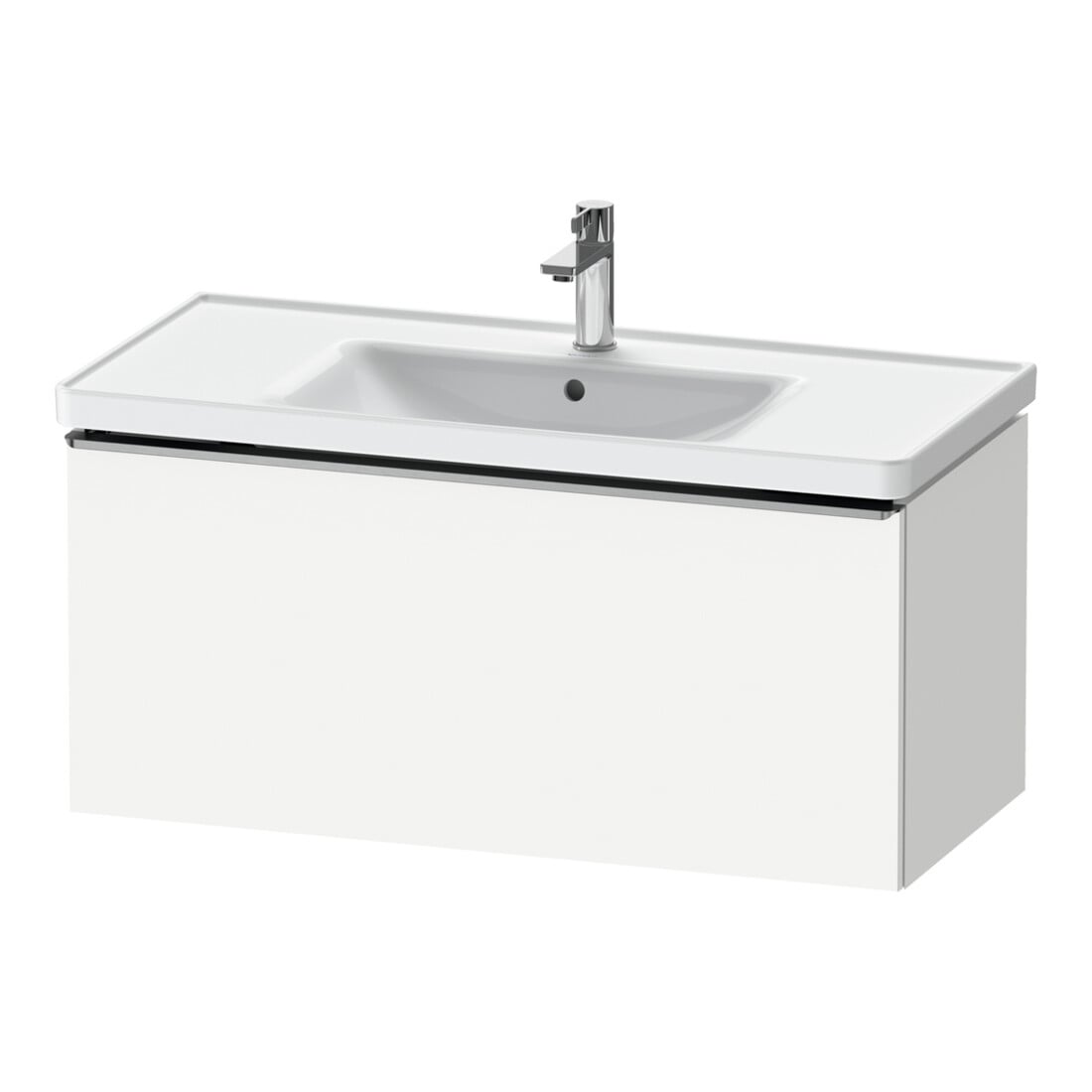 Duravit Meuble sous-lavabo D-Neo 98,4x45,2 cm, blanc mat, 1 tiroir, suspendu