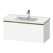 Duravit Meuble sous lavabo D-Neo 98,4x45,2 cm, blanc poli/mat, 1 tiroir, suspendu-1