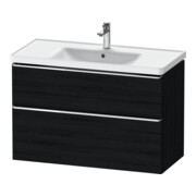 Duravit Meuble sous-lavabo D-Neo 98,4x45,2 cm, ch/Ei s, 1 tiroir, 1 coulissant