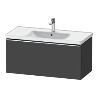 Duravit Meuble sous-lavabo D-Neo 98,4x45,2 cm, chr/Grap ma, 1 tiroir, suspendu