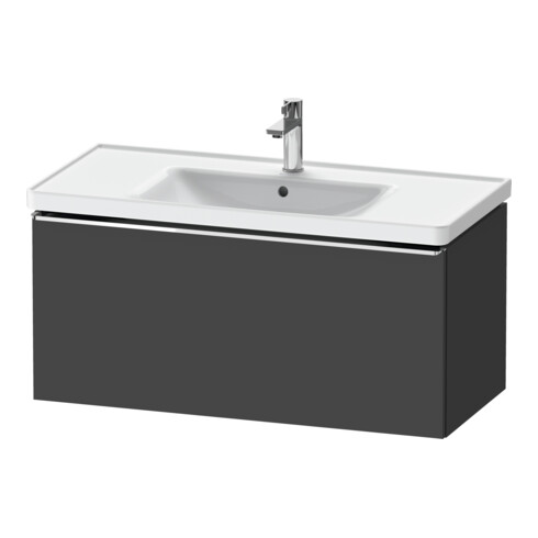 Duravit Meuble sous-lavabo D-Neo 98,4x45,2 cm, chr/Grap ma, 1 tiroir, suspendu