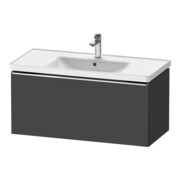 Duravit Meuble sous-lavabo D-Neo 98,4x45,2 cm, chr/Grap ma, 1 tiroir, suspendu-1