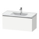 Duravit Meuble sous-lavabo D-Neo 98,4x45,2 cm, chrome/blanc, 1 tiroir, suspendu-1