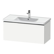 Duravit Meuble sous-lavabo D-Neo 98,4x45,2 cm, chrome/blanc, 1 tiroir, suspendu