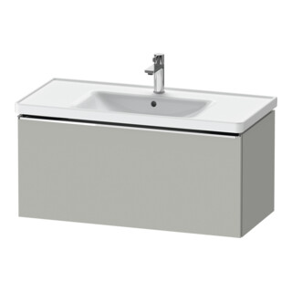 Duravit Meuble sous-lavabo D-Neo 98,4x45,2 cm, chrome/mat, 1 tiroir, suspendu