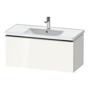 Duravit Meuble sous lavabo D-Neo 98,4x45,2 cm, ES blanc/gris, 1 tiroir, suspendu