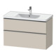 Duravit Meuble sous-lavabo D-Neo 98,4x45,2 cm, ES geb/Ta m, 1 porte, 1 tiroir-1