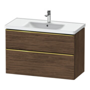 Duravit Meuble sous-lavabo D-Neo 98,4x45,2 cm, g pol/Nu d, 1 porte, 1 tiroir-1