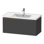 Duravit Meuble sous lavabo D-Neo 98,4x45,2 cm, gris, 1 tiroir, suspendu-1