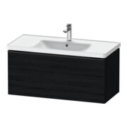 Duravit Meuble sous-lavabo D-Neo 98,4x45,2 cm, noir/blanc, 1 tiroir, suspendu-1