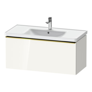 Duravit Meuble sous-lavabo D-Neo 98,4x45,2cm, blanc brillant, 1 tiroir, suspendu