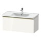 Duravit Meuble sous-lavabo D-Neo 98,4x45,2cm, blanc brillant, 1 tiroir, suspendu-1