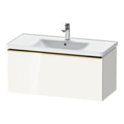 Duravit Meuble sous-lavabo D-Neo 98,4x45,2cm, blanc brillant, 1 tiroir, suspendu