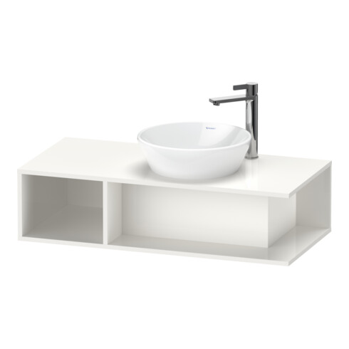 Duravit Meuble sous lavabo D-Neo Compact 100x48 cm, blanc, 1 tiroir, 1 console, suspendu