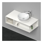 Duravit Meuble sous lavabo D-Neo Compact 100x48 cm, blanc, 1 tiroir, 1 console, suspendu-3