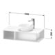 Duravit Meuble sous-lavabo D-Neo Compact 100x48 cm, E s, 1 tiroir, 1 tablette, suspendu-3