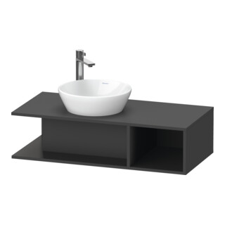 Duravit Meuble sous-lavabo D-Neo Compact 100x48 cm, gris, 1 tiroir, 1 porte, suspendu