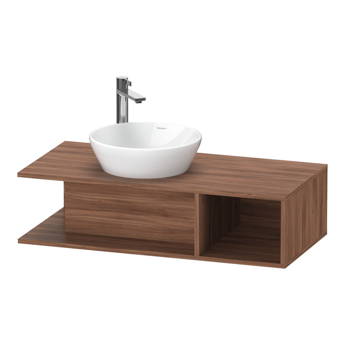 Duravit Meuble sous lavabo D-Neo Compact 100x48 cm, N N, 1 tiroir, 1 console, suspendu