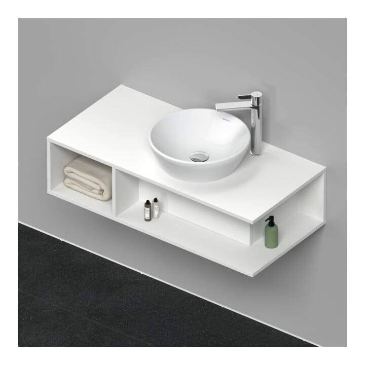 Duravit Meuble sous-lavabo D-Neo Compact 100x48cm, blanc mat, 1 tiroir, 1 tablette, suspendu