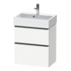 Duravit Meuble sous-lavabo D-Neo Compact 58,4x37,2 cm, 1 porte, 1 tiroir, blanc/bois blanc-1