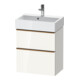 Duravit Meuble sous-lavabo D-Neo Compact 58,4x37,2 cm, 1 porte, 1 tiroir, blanc brillant-1